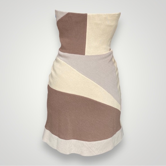 Missoni Beige Colorblock Strapless Mini Dress 🥠 - Picture 5 of 7